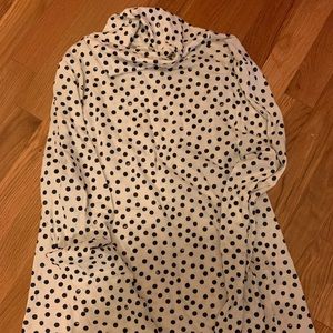 Vineyard Vines Navy polka Dot whale Turtleneck